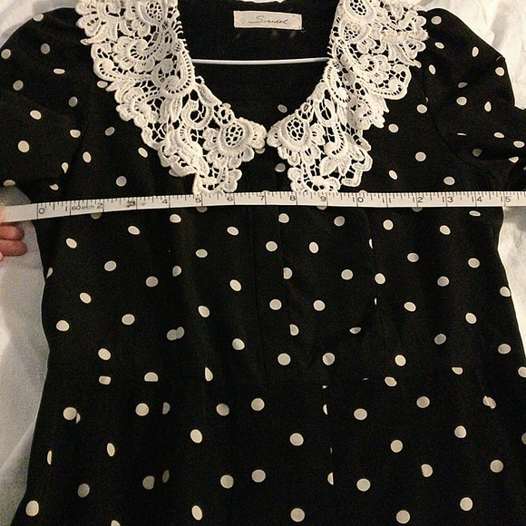 Snidel black & white polka dots vintage inspired dress - Picture 6 of 10